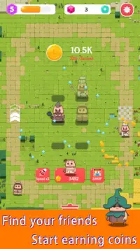 Merge Vill - idle & merge funny villagers Screen Shot 1