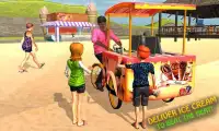 Пляж доставка мороженого магазин: доставка игры Screen Shot 1