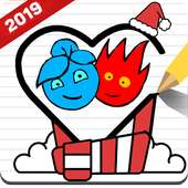 Love Red boy and Blue girl 2019