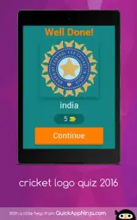 Cricket Quiz logo Screen Shot 14