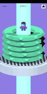 New Among Us Stack Fall - 3D Game Stack Ball Screen Shot 6