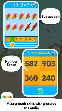 SKIDOS Runners: Cool Math Games & Puzzles For Kids Screen Shot 1