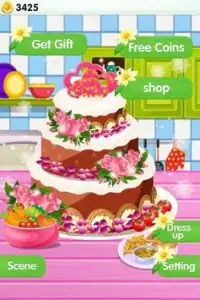 Design a Cake - Girls Games Screen Shot 1
