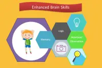 BrainWiz: ألعاب تعليمية للأطفال ؛ ألعاب الدماغ Screen Shot 3