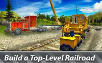 Railroad Building Sim - construir ferrocarriles! Screen Shot 0