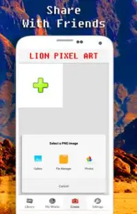 Cor do leão pelo número - arte do pixel Screen Shot 6
