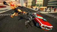 Robot Perang Polisi Superhero: Game robot terbang Screen Shot 5