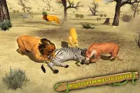 Wild Lion Simulator Games Screen Shot 0