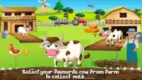 Milk Factory Farm Cooking Game Screen Shot 1