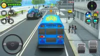 Juego De Autobús Escolar En 3D Screen Shot 2