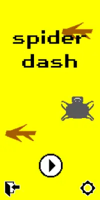 Spider Dash - simple arcade with spider & flies Screen Shot 0