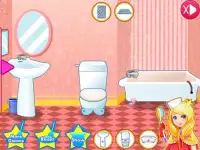 स्नान राजकुमारी खेलों सफाई Screen Shot 6
