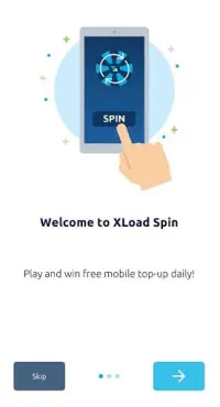 XLOAD Spin - Get Free Mobile Top-Up Screen Shot 1