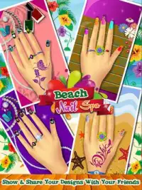 Beach Nail Spa - Girls Game Screen Shot 16