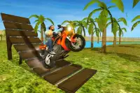 Moto Beach Jumping Bike Stunt Screen Shot 4