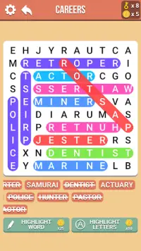 Word Search Puzzle INFINITE Screen Shot 1