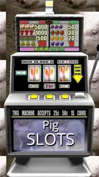 3D Pig Slots - Free Screen Shot 0