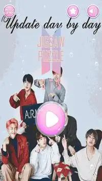 Jigsaw game puzzle idola K-pop BTS Screen Shot 0