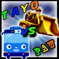Adventure of Toyo Bus Game vs Paw Adventure Race Screen Shot 0