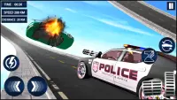 警察の車のゲーム：カースタントゲーム：レースゲーム Screen Shot 1
