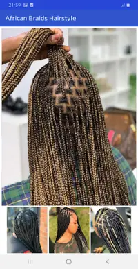 Tresses africaines coiffure 2021 😍 - hors ligne Screen Shot 6