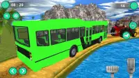 trator puxar ônibus jogos-trator acampar simulador Screen Shot 5