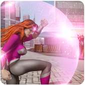 Wonder Warrior Women- Flying Superhero City Battle