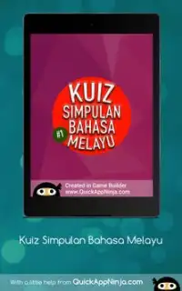 Kuiz Simpulan Bahasa Melayu Screen Shot 11