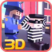 Blocky Robbers VS Cop Craft 3D