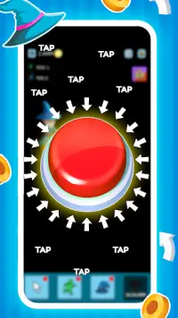 Green button: Trò chơi clicker Screen Shot 0