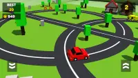 Circle Crash - Blocky Highway Screen Shot 0