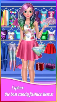 Candy Fashion Dress Up & Makeup Game Screen Shot 0