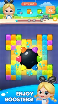 Wonder Blast － Cube Match Puzzle Game Screen Shot 1