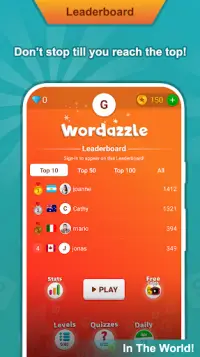Wordazzle - A dazzling word game Screen Shot 4