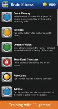Brain Fitness - Brain Training Screen Shot 0