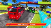 Ultimate US Police Bus Racing: Bus Simulator 2021 Screen Shot 1