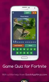 Game Quiz for Fortnite Screen Shot 0