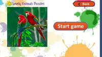 Animais puzzles crianças Screen Shot 2