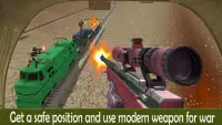 حربية قطار هجوم 3D Screen Shot 3