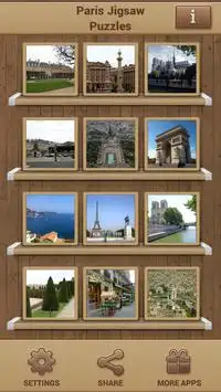 Paris France Puzzle Screen Shot 2