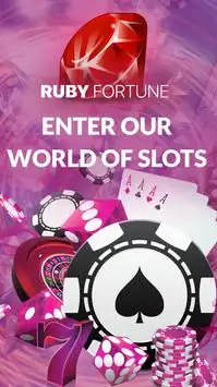 Mobile Casino: Ruby Fortune Screen Shot 1