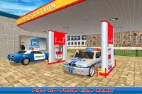 Gas Station Addictive Police Car Services Screen Shot 0