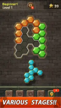 Hexa Block Quest Screen Shot 1