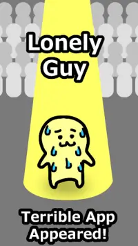 Lonely Guy - funny care games Screen Shot 0