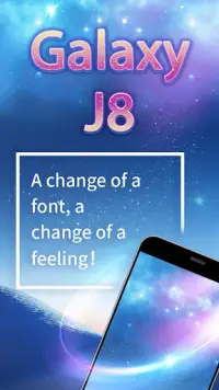 Galaxy J8 Font for FlipFont , Cool Fonts Text Screen Shot 2