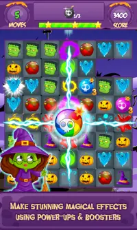 Witch Splash 2020 - Candy Connect Puzzle Screen Shot 3
