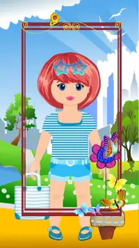 Küçük Kız Giydirme Oyunu - Moda Screen Shot 5