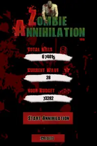Zombie Annihilation Screen Shot 0