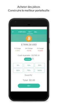 Échange crypto - Jeu simulation de trading Bitcoin Screen Shot 4