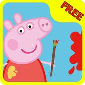 Coloring book Peppa pig & Paintbox  Peppa pig